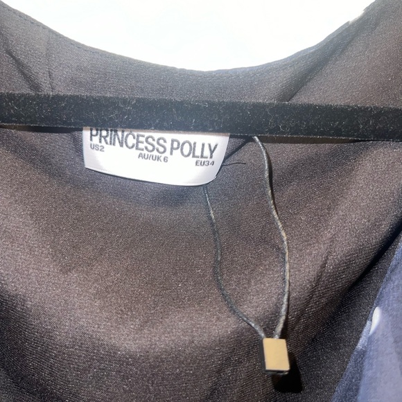 Princess Polly Navy Polka Dot Mini Dress - Picture 3 of 6